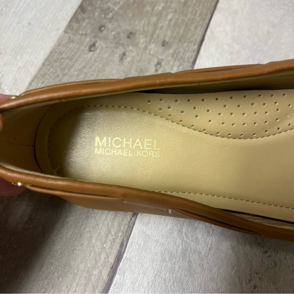 NWOT Michael Kors Leather Juliette Moccasin Loafers Size 7.5 - Picture 8 of 14